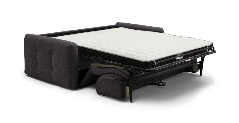 AURON - Canapé convertible 2 places - Tissu bouclette