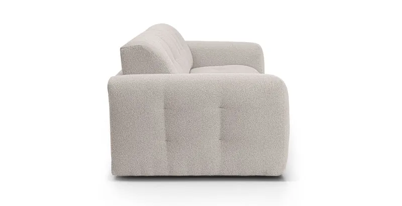 AURON - Canapé convertible 2 places - Tissu bouclette