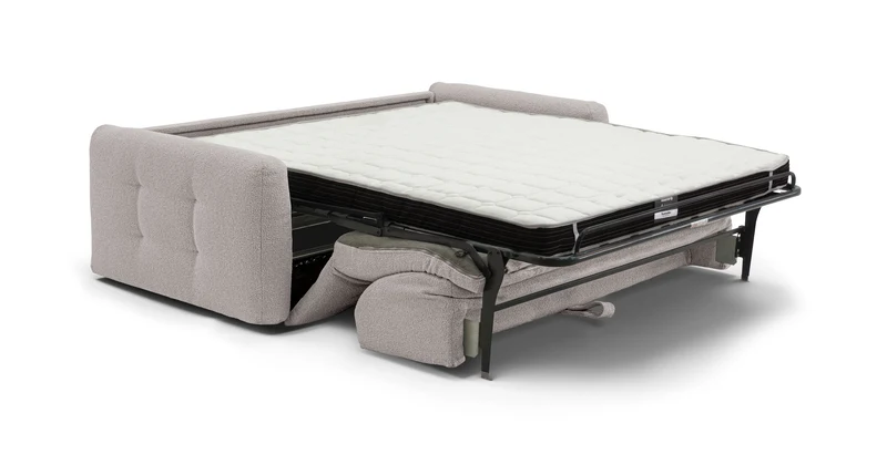 AURON - Canapé convertible 2 places - Tissu bouclette