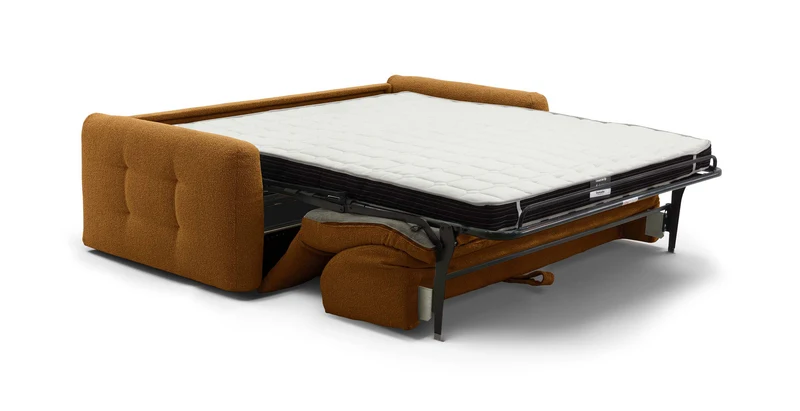 AURON - Canapé convertible 2 places - Tissu bouclette