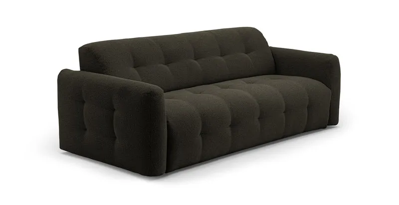 AURON - Canapé convertible 2 places - Tissu bouclette
