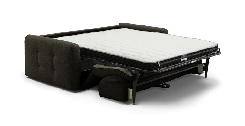 AURON - Canapé convertible 2 places - Tissu bouclette