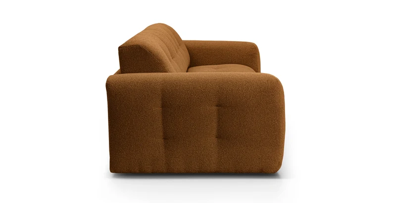 AURON - Canapé convertible 2 places - Tissu bouclette