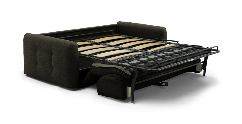 AURON - Canapé convertible 2 places - Tissu bouclette