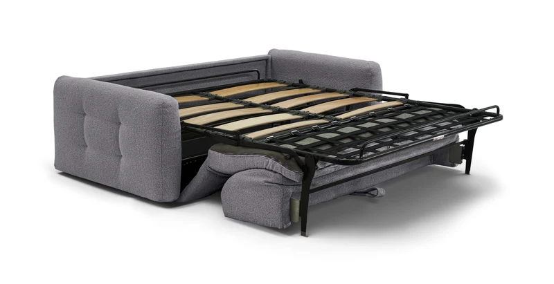 AURON - Canapé convertible 2 places - Tissu bouclette