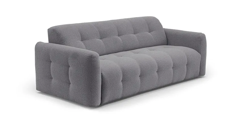 AURON - Canapé convertible 2 places - Tissu bouclette