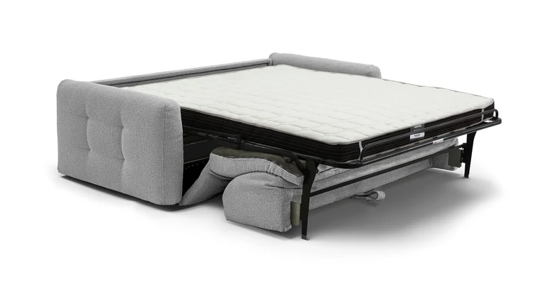 AURON - Canapé convertible 2 places - Tissu bouclette