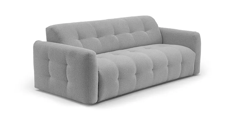 AURON - Canapé convertible 2 places - Tissu bouclette