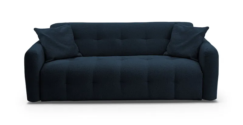 AURON - Canapé convertible 2 places - Tissu bouclette