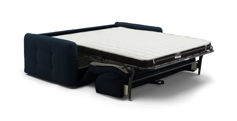 AURON - Canapé convertible 2 places - Tissu bouclette