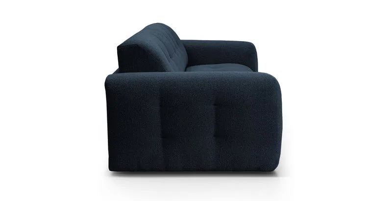 AURON - Canapé convertible 2 places - Tissu bouclette