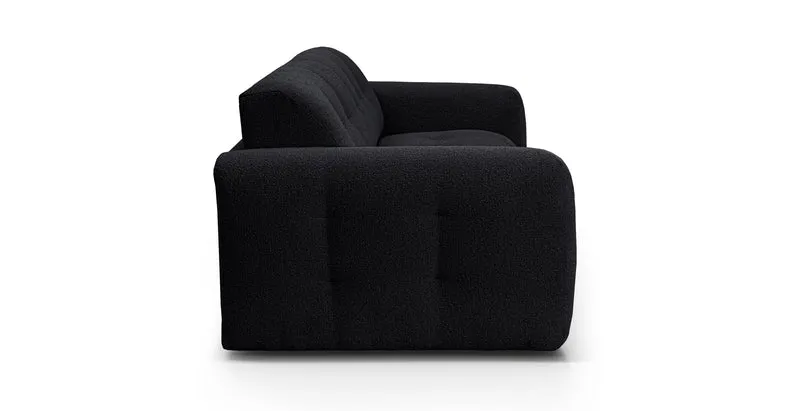 AURON - Canapé convertible 2 places - Tissu bouclette