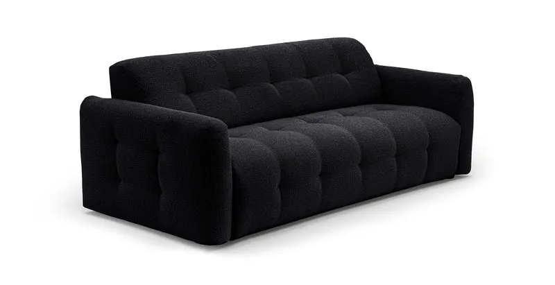 AURON - Canapé convertible 2 places - Tissu bouclette