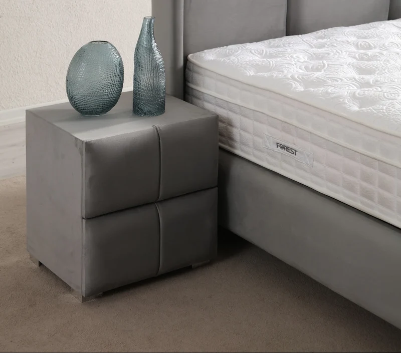 Chevet Sana GRIS - Velours