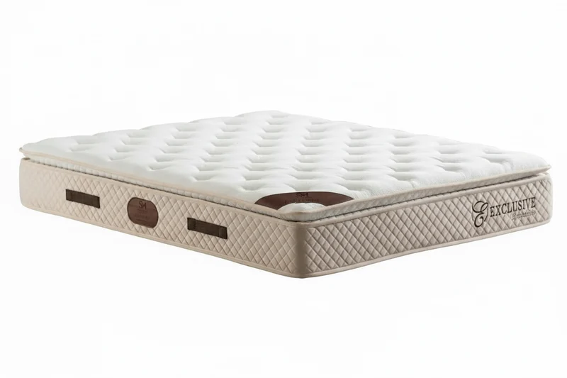 Matelas Ressort Ensachés SM Exclusive Beige - 32 cm Surmatelas Intégré