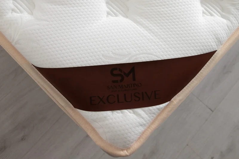 Matelas Ressort Ensachés SM Exclusive Beige - 32 cm Surmatelas Intégré