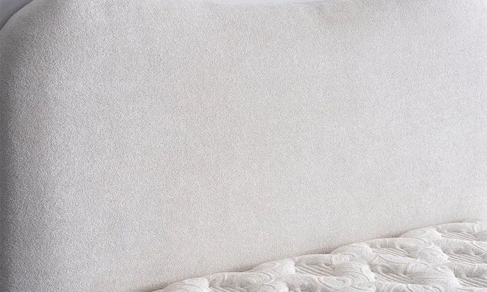 Lit Coffre PANDA BLANC CASSÉ - Chenille