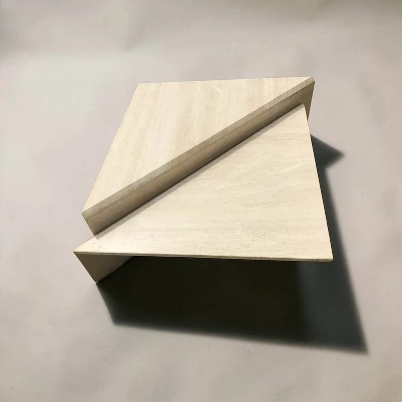 Italian Postmodern Travertine Tables - Sold as Set