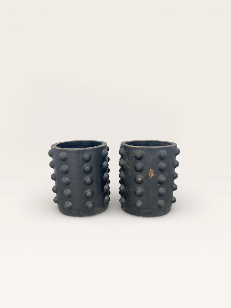 Vintage Raised Relief Ceramic Planter - 1 Available