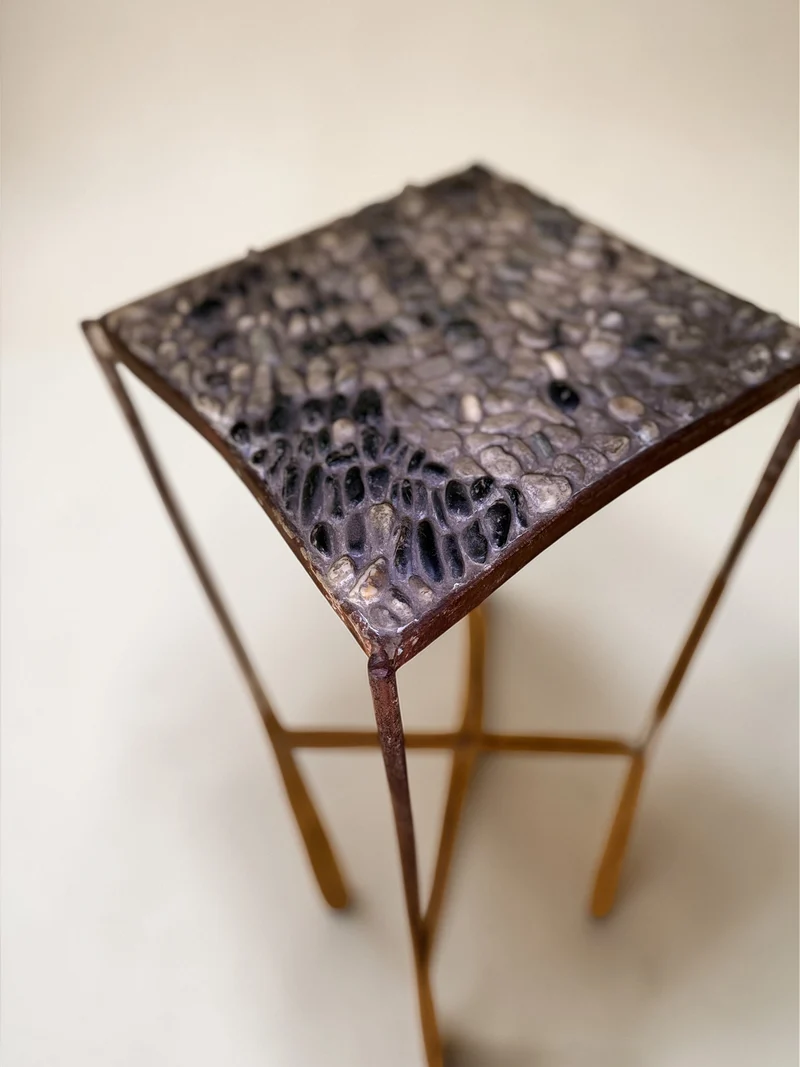 Vintage Italian Modernist Wrought Iron Furniture