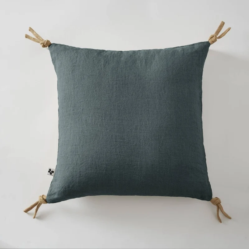 Coussin Soline Lin Ardoise
