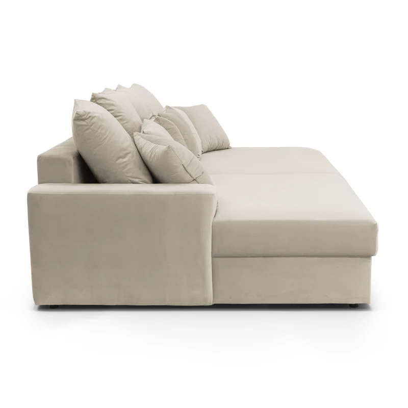 Canapé 4 places assise profonde et ressorts ensachés FLUF Velours
