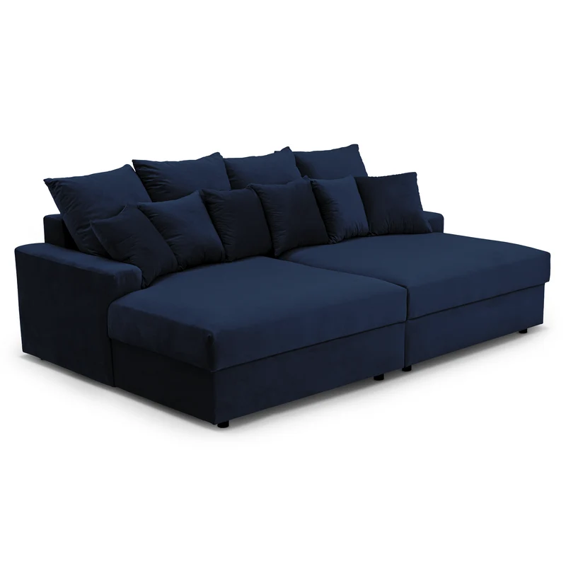 Canapé 4 places assise profonde et ressorts ensachés FLUF Velours