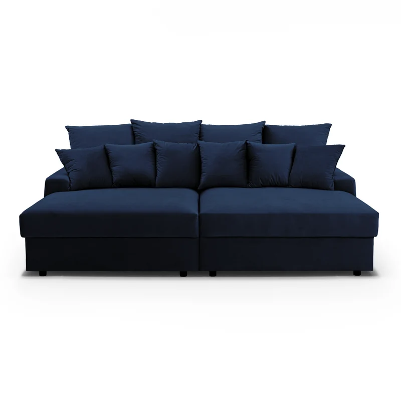 Canapé 4 places assise profonde et ressorts ensachés FLUF Velours
