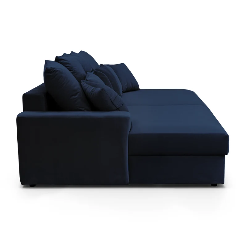 Canapé 4 places assise profonde et ressorts ensachés FLUF Velours