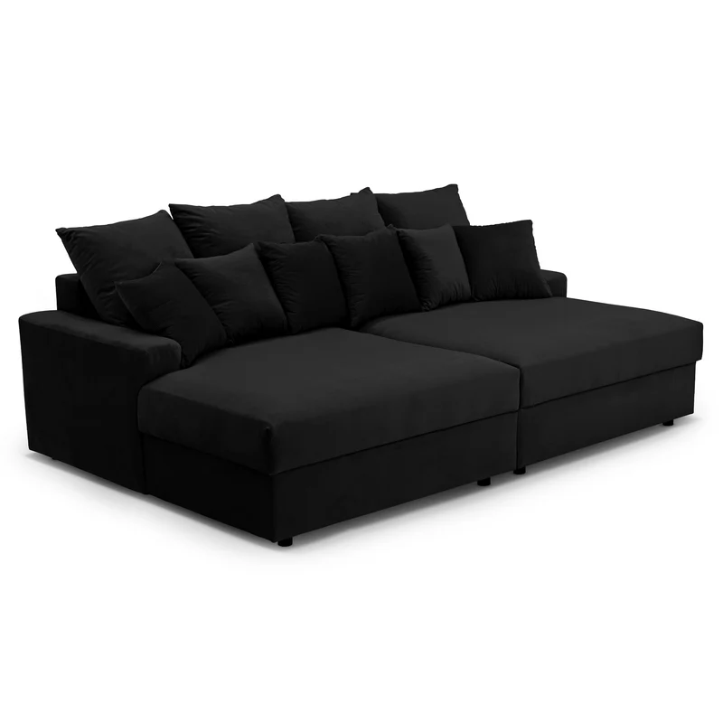 Canapé 4 places assise profonde et ressorts ensachés FLUF Velours