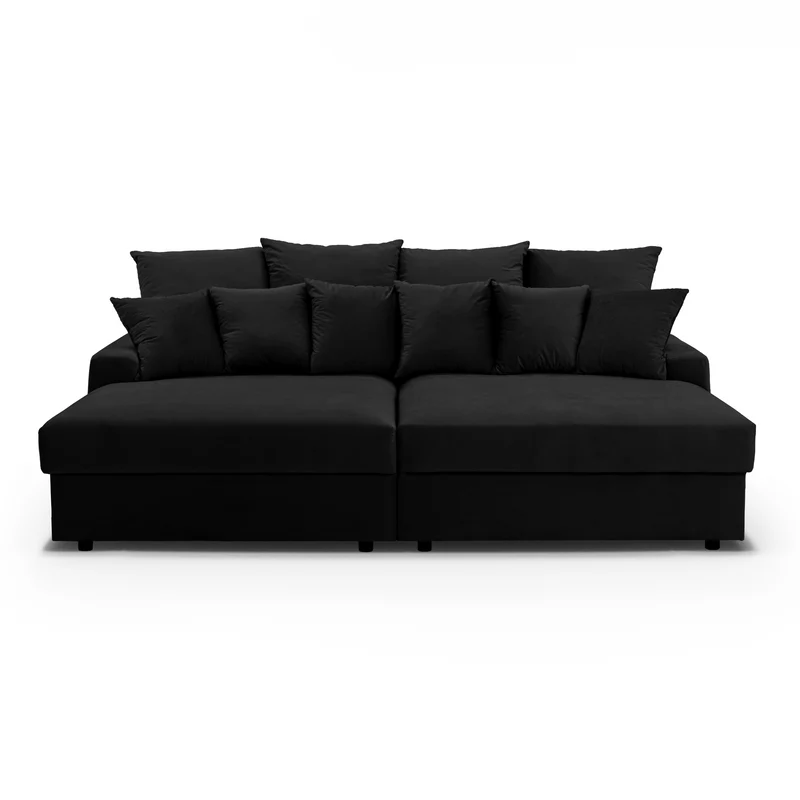 Canapé 4 places assise profonde et ressorts ensachés FLUF Velours