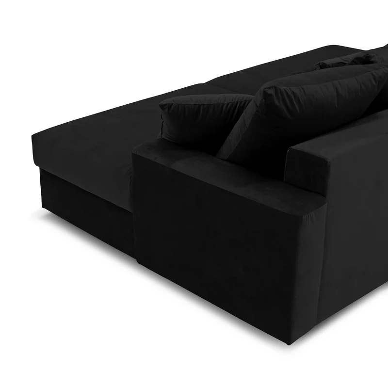 Canapé 4 places assise profonde et ressorts ensachés FLUF Velours