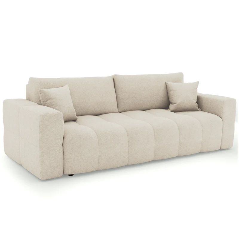 Canapé convertible express matelas 160cm RAFAEL Tissu tramé