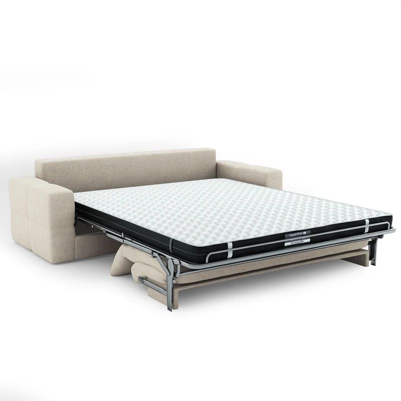 Canapé convertible express matelas 160cm RAFAEL Tissu tramé
