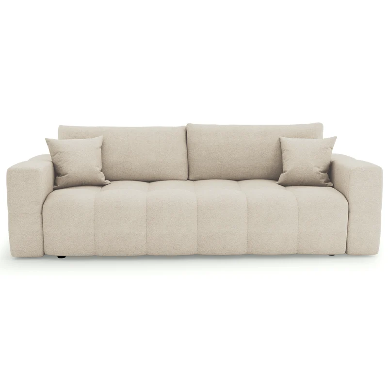 Canapé convertible express matelas 160cm RAFAEL Tissu tramé