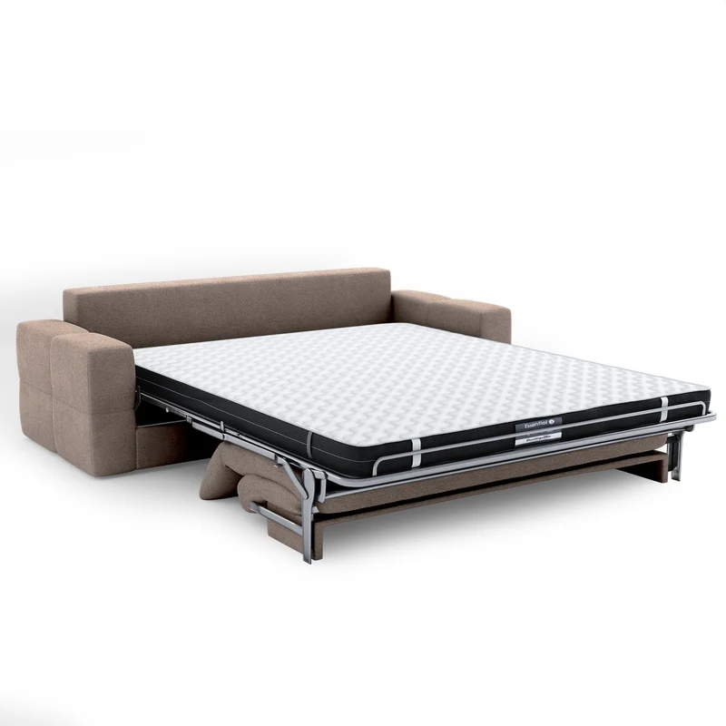 Canapé convertible express matelas 160cm RAFAEL Tissu tramé