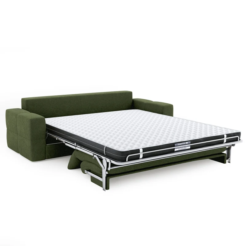 Canapé convertible express matelas 160cm RAFAEL Tissu tramé