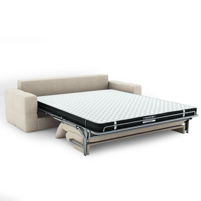 Canapé convertible express matelas 140cm RAFAEL Tissu tramé