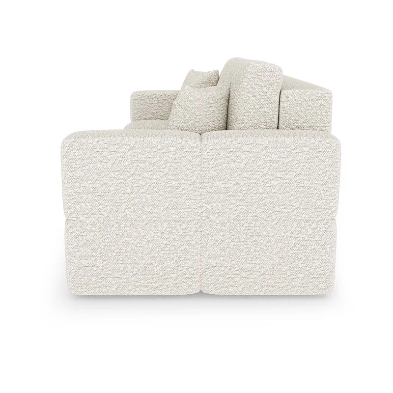 Canapé convertible express matelas 160cm RAFAEL Tissu bouclette