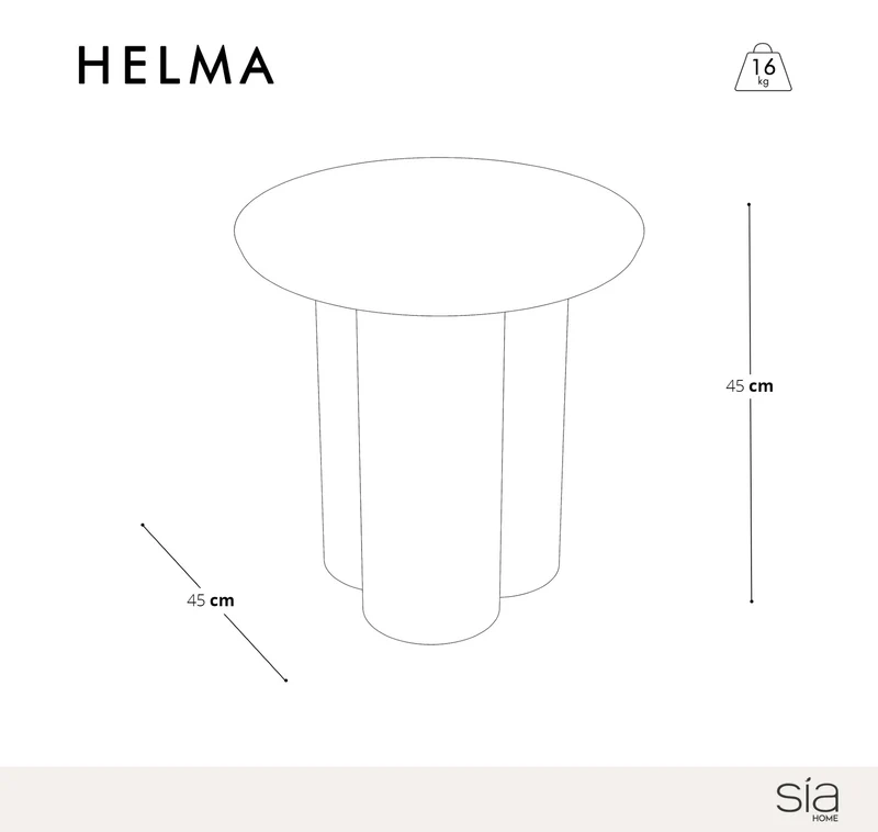 Table basse HELMA 45cm