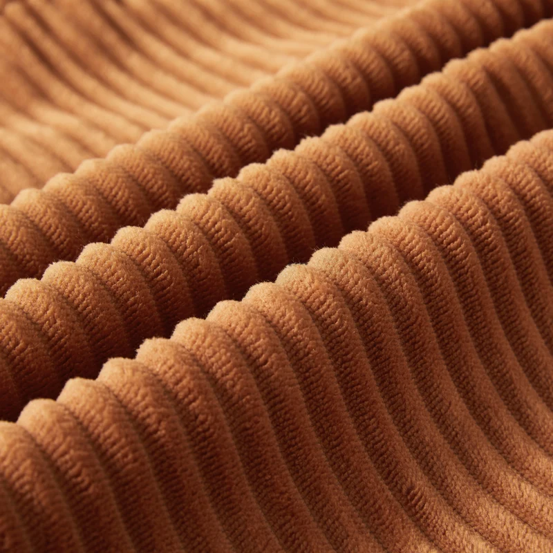 Canapé 3 places modulable sans armature, convertible en lit, velours terracotta, style tatami 195x89x59cm MERIDIANZYN