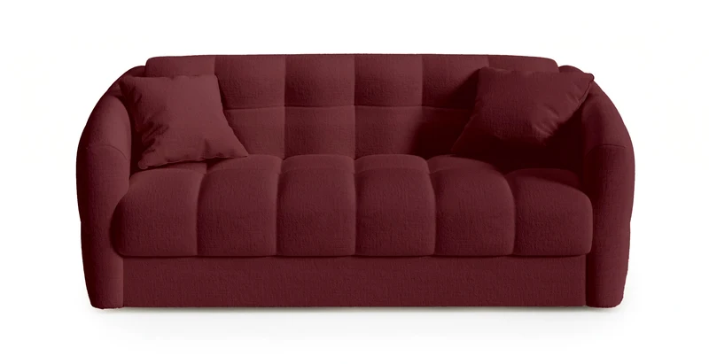 TRAPEZE Canapé convertible 4 places - Velours