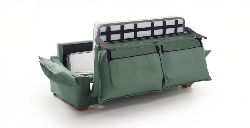 PAU - Canapé convertible 2 places - Velours