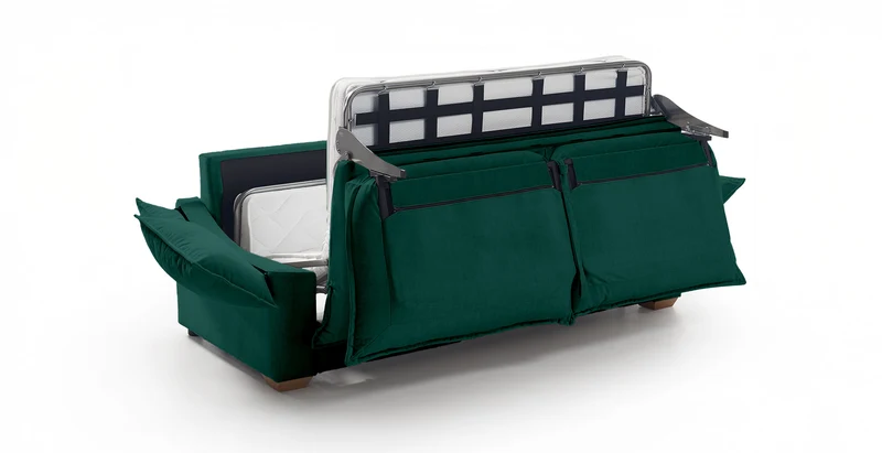 PAU - Canapé convertible 2 places - Velours