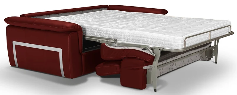 PERLA - Canapé Convertible 4 places - Cuir