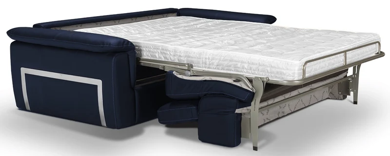 PERLA - Canapé Convertible 4 places - Cuir
