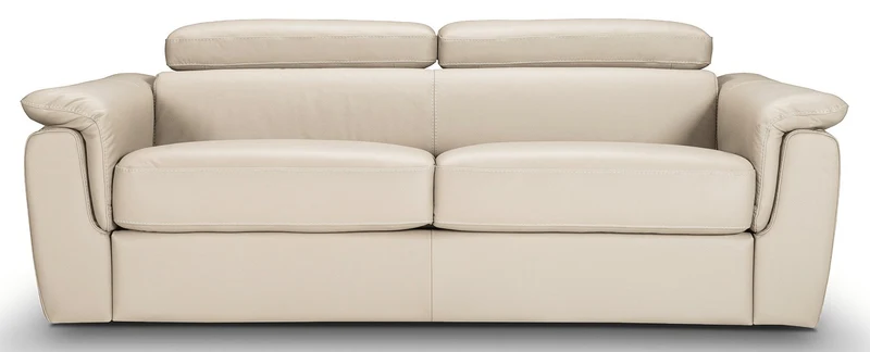 PERLA - Canapé convertible 2 places - Cuir