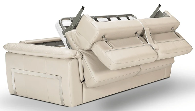 PERLA - Canapé convertible 2 places - Cuir