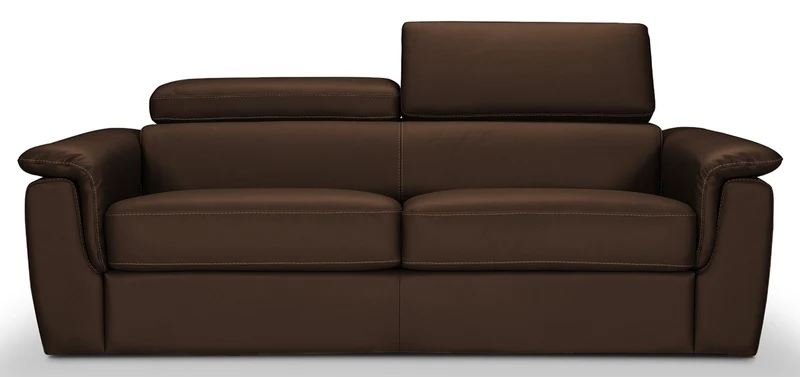 PERLA - Canapé convertible 2 places - Cuir