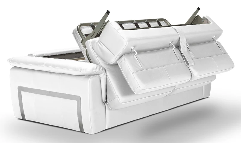 PERLA - Canapé convertible 2 places - Cuir